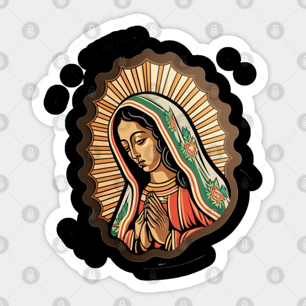 Our Lady Virgen de Guadalupe Mexico religious Sticker by JayD World